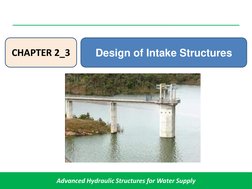 Design of Water Intake Structures | PDF | Dam | River