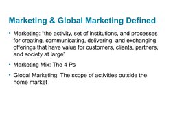 Global Marketing: Tenth Edition, Global Edition | PDF | Mc