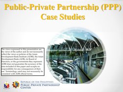 PPP Case Studies in the Philippines | PDF | Smart Card | Public–Private ...