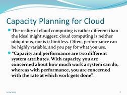 5 Capacity Planning | PDF | Cloud Computing | Computer Network