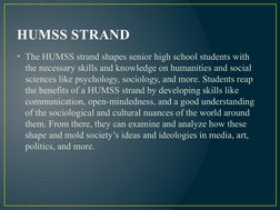 Senior High School Strands Overview | PDF