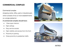 Commercial Complex Design Overview | PDF