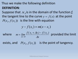 Increment Method for Derivatives | PDF | Tangent | Differential Calculus