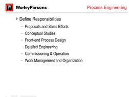 Process Engineering Responsibilities Guide | PDF | Engineering ...