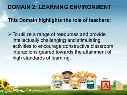 PPST Domain 2: Learning Environment | PDF | Learning | Teachers