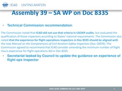 Update To Doc 8335 - : Manual of Procedures For Operations Inspection ...