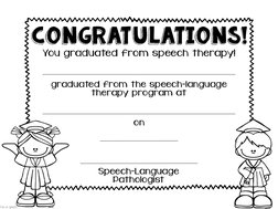 Speech Therapy Graduation Certificates | PDF | Applied Linguistics