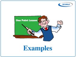One Point Lesson Overview and Examples | PDF | Information | Knowledge