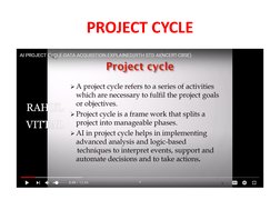 PROJECT CYCLE
