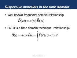 Lumerical FDTD Material Modeling Guide | PDF | Anisotropy | Chemistry