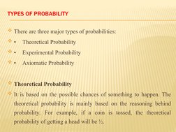 Understanding Probability Concepts and Types | PDF | Probability | Odds