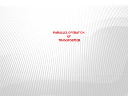 Conditions for Parallel Transformer Operation | PDF | Transformer ...