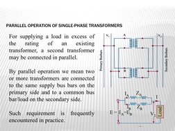Conditions for Parallel Transformer Operation | PDF | Transformer ...