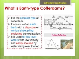 Cofferdam Construction Methods Overview | PDF