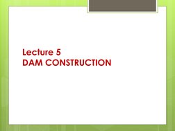 Dam Construction Techniques Overview | PDF | Dam | Concrete