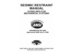 SMACNA Seismic Restraint Manual Overview | PDF | Duct (Flow) | Pipe ...