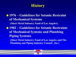 SMACNA Seismic Restraint Manual Overview | PDF | Duct (Flow) | Pipe ...