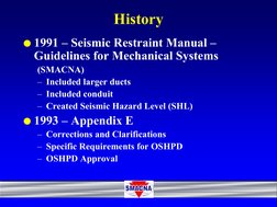SMACNA Seismic Restraint Manual Overview | PDF | Duct (Flow) | Pipe ...