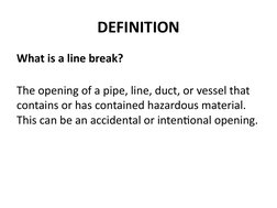 Line Breaking Safety Procedures Guide | PDF | Personal Protective ...