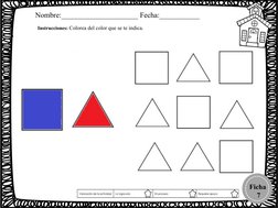 Instrucciones: Colorea del color que se te indica. 
Ficha
 7
Nombre:_____________________ Fecha:___________
