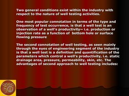 Two general conditions exist within the industry with 
Two general conditions exist within the industry with 
respect t
