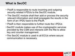 Vector Secoc Module Overview of AUTOSAR SecOC Module | PDF | Public Key Cryptography | Key ...