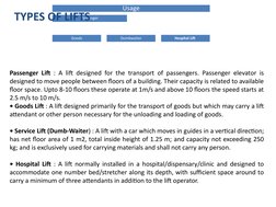 Types and Design of Elevators | PDF | Elevator | Door