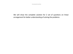 Linear Arrangement Problem Solutions | PDF