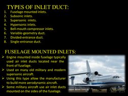 Type 252 Inlet Types and Functions of Aircraft Inlet Ducts | PDF | Jet Engine ...