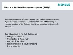 Desigo BMS Overview and Applications | PDF | Building Automation ...