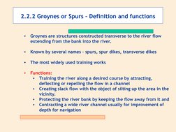Groynes and Spurs: Definitions & Types | PDF | River | Levee