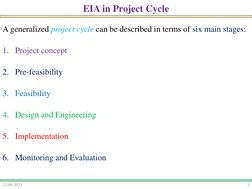 EIA Process and Project Cycle Overview | PDF | Environmental Impact ...