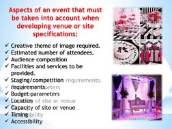 Venue Selection for Event Management | PDF