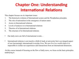 Understanding Global Trends in IR | PDF | Globalization | International ...
