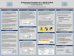 Professional Trifold Poster Template | PDF | Page Layout | Software
