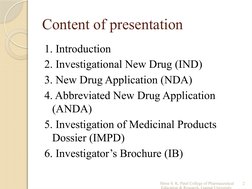 Ind Module 4 Non-Clinical Drug Development Overview | PDF | Clinical Trial ...
