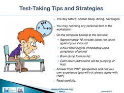 www.pmhouse.org
January 2013
PMP-in
The day before: normal sleep, dining, beverages 
You may not bring any personal item to