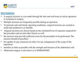 Types of Surgical Incisions Explained | PDF | Abdomen | Surgery