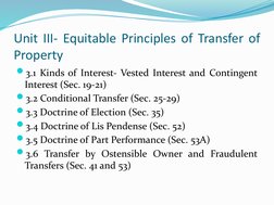 Equitable Principles in Property Transfer | PDF