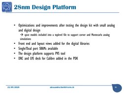 TSMC 28nm Mixed Signal Design Kit | PDF | Semiconductor Device ...