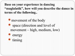Philippine Folk Dance Fundamentals | PDF | Dances | Foot