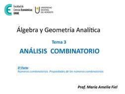 Propiedades de los Números Combinatorios | PDF