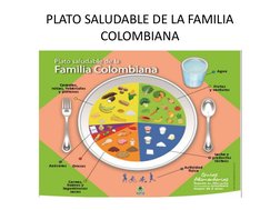 PLATO SALUDABLE DE LA FAMILIA 
COLOMBIANA

