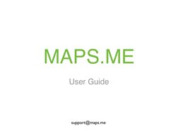 MAPS.ME User Guide and Tutorial | PDF | Icon (Computing) | Map