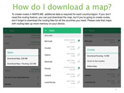 MAPS.ME User Guide and Tutorial | PDF | Icon (Computing) | Map