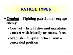 Fundamentals of Army Patrolling | PDF | Reconnaissance | Warfare