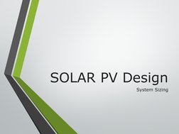 Solar PV System Sizing Guide | PDF | Solar Power | Photovoltaic System