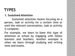 Understanding Attention in Psychology | PDF | Attention | Learning