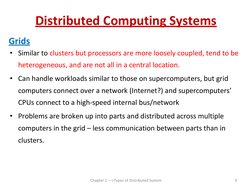 Types of Distributed Systems Overview | PDF | Grid Computing | Computer ...