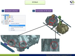 Shriniwas Engineering Auto Components Pvt .Ltd.
Compute volumes
1
Correction of 2D mesh
2
2D Mesh

